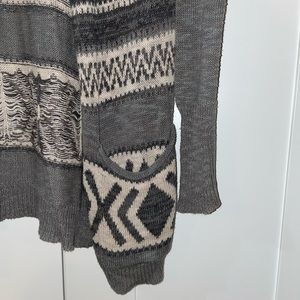 Knit Gray Cardigan